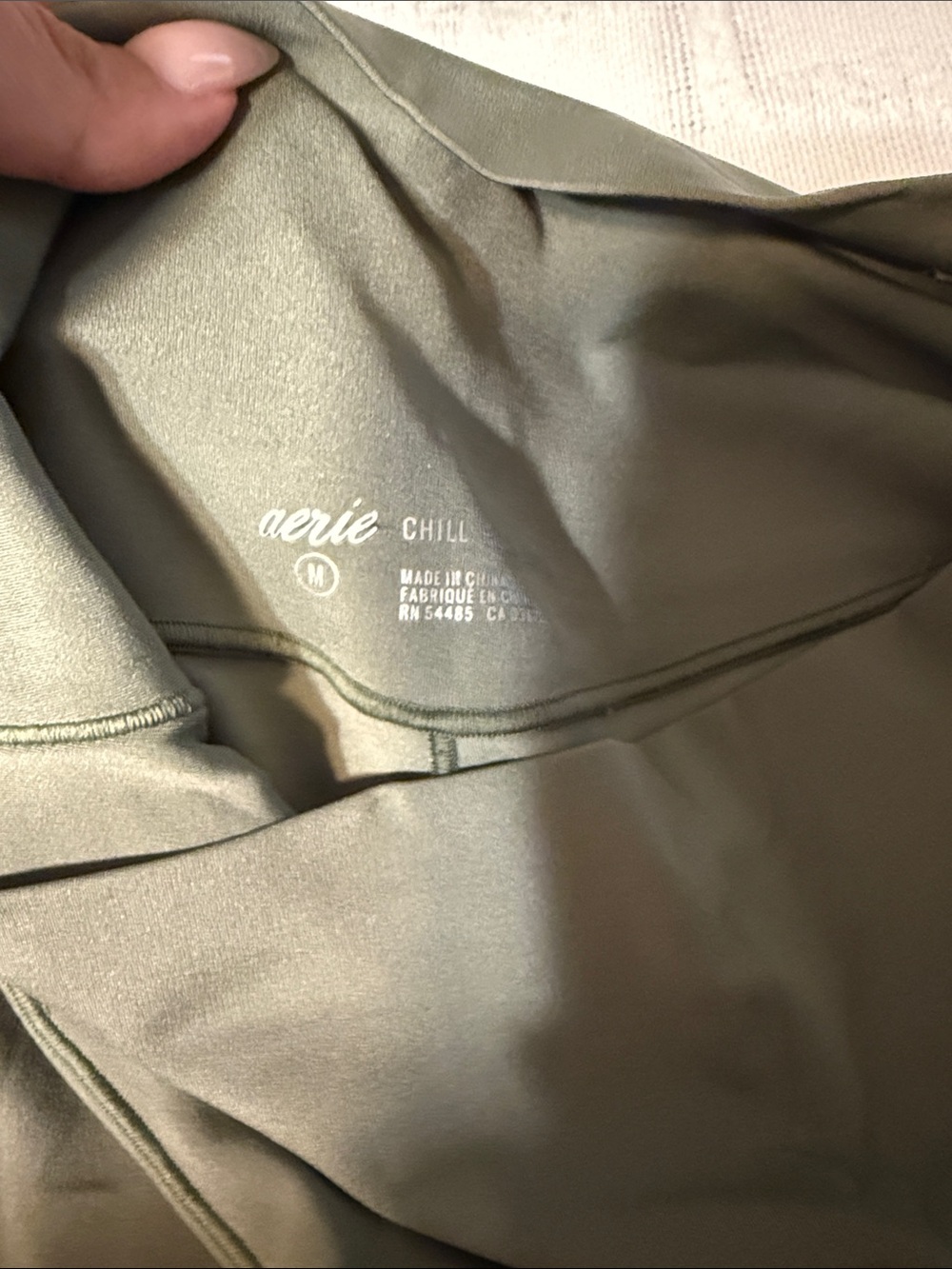 aerie Chill Pullover Hoodie in Olive